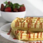 waffles, viennese waffles, dessert