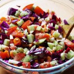 vegetables, salad, sliced