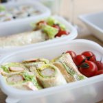 lunch box, picnic, sandwich