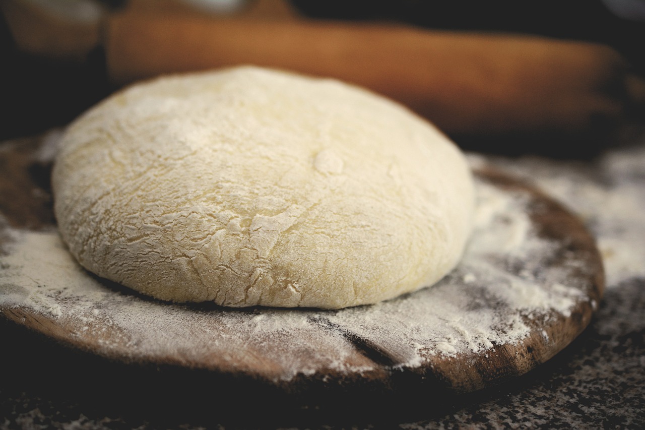 dough, flour, baking