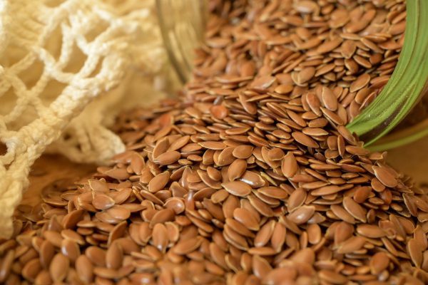 linseed, organic, macro