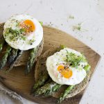 asparagus, egg, breakfast