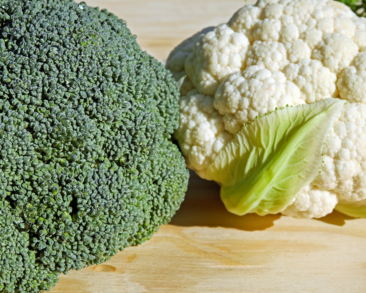 broccoli, cauliflower, vegetables