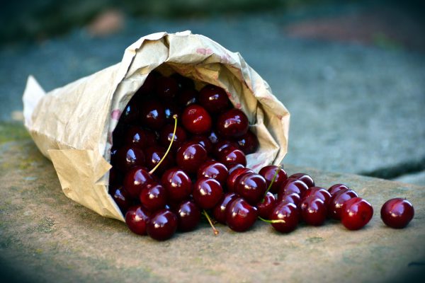 cherries, fruit, sour cherries