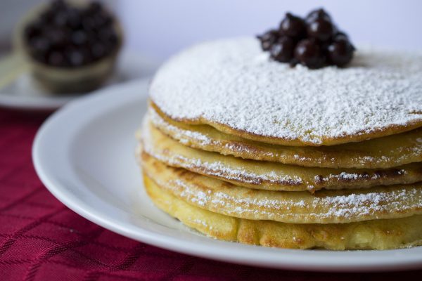 pancakes, breakfast, sugar