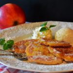 apfelkuechle, apple fritters, apples