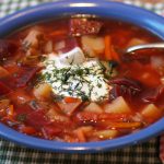 russian, borscht, soup