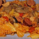 bigos, herb pot, meal