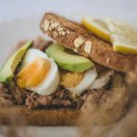 Avocado Toast with Boiled Egg and Tuna