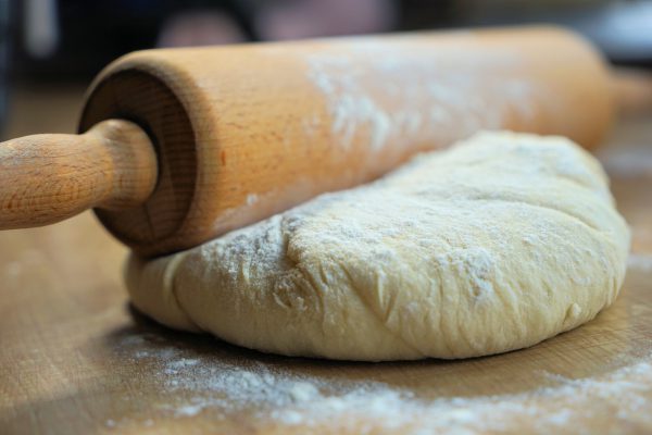 rolling pin, dough, nature