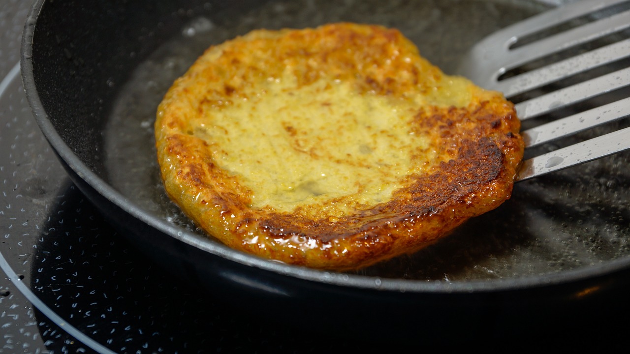 potato pancake, latke, food