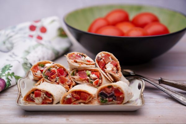 wrap, food, dish