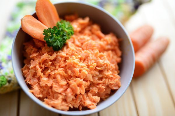 carrots, carrot salad, nourishment