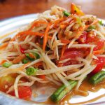 papaya salad, spicy, food