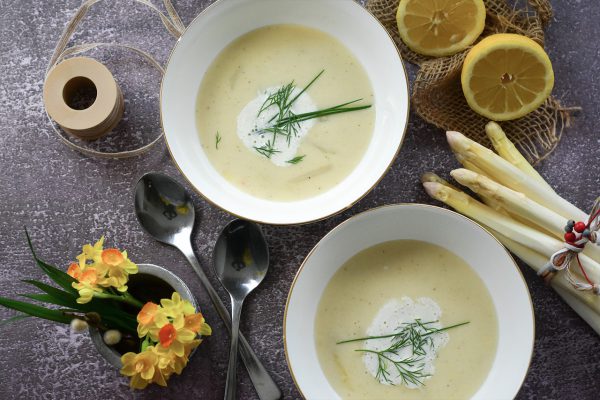 asparagus soup, vegetable soup, vegan