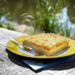 streusel, cake, food