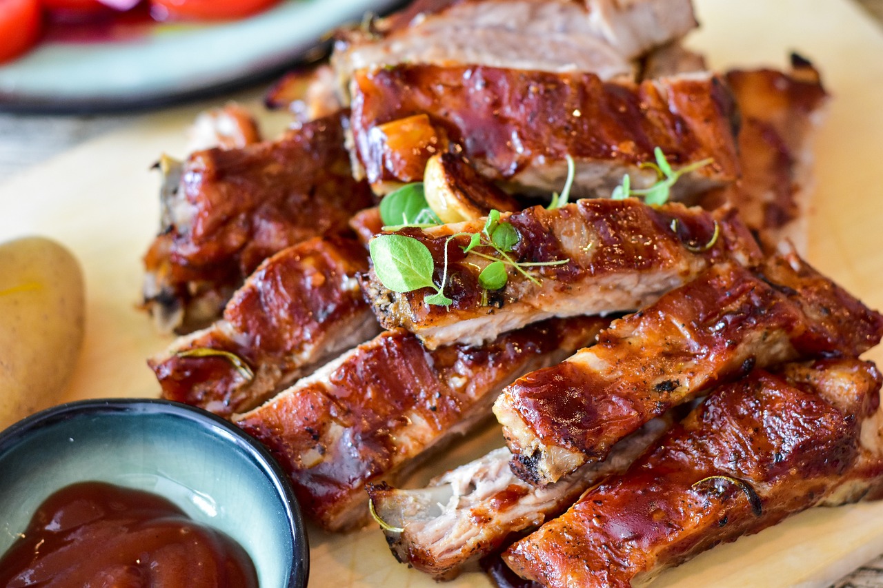 spare ribs, ribs, grill