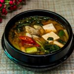 soy bean paste soup, soup, miso