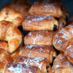 pastries, croissant, snack