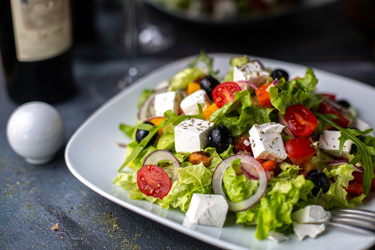 vegetables, salad, healthy