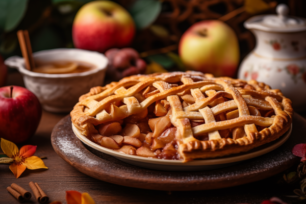 ai generated, apple pie, pie