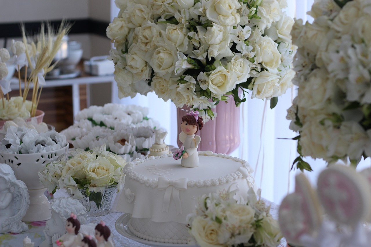 flowers, cake, prayer