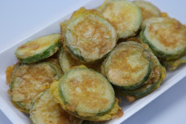 jeon, zucchini, korean food