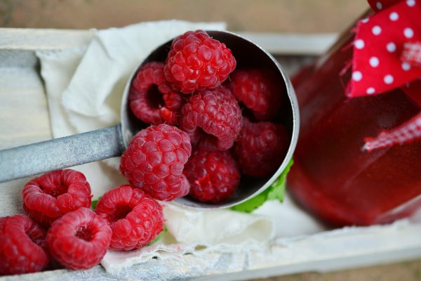 raspberries, berries, fruits