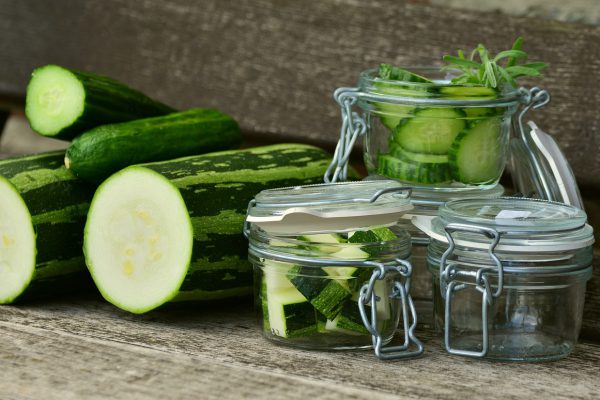 zucchini, vegetables, cucumbers