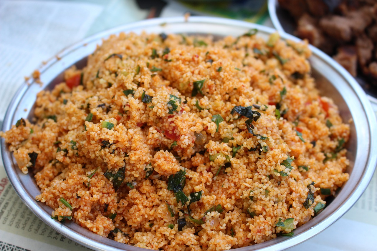 bulgur, salad, turkish cuisine