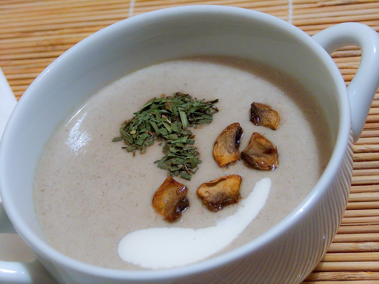 mushroom soup, soup, cream soup