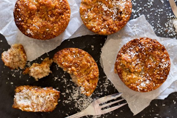 muffins, banana, banana bread