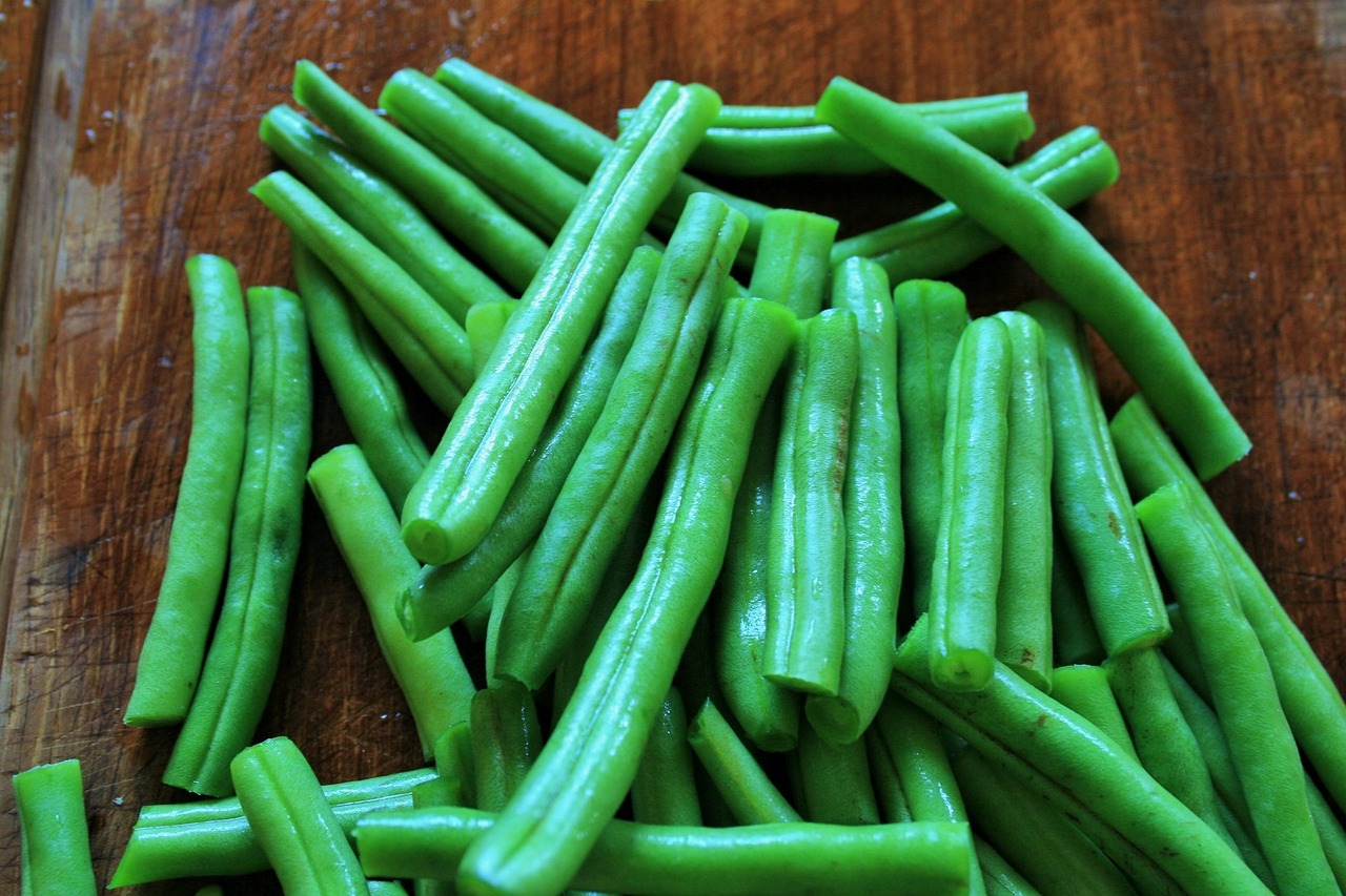 green beans, legumes, fresh