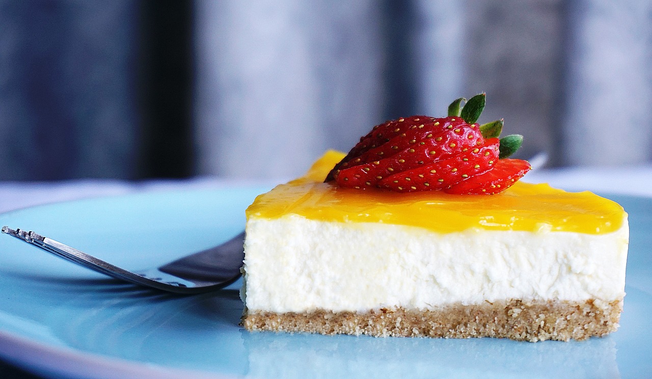 cheesecake, lemon, dessert