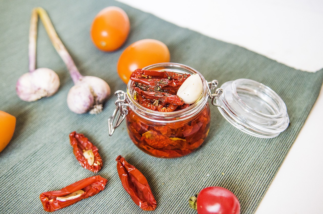 tomatoes, tomato, sun-dried tomatoes