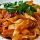 pasta, tomato sauce, food