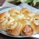 pastries, cake, custard rolls