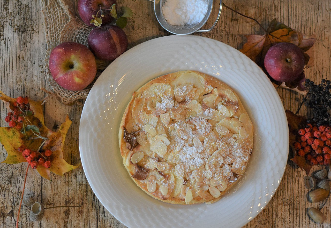 pancake, apple pancakes, apples