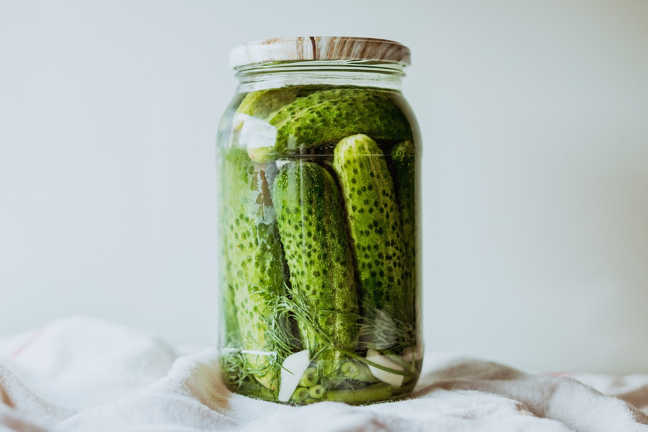 cucumbers, pickles, pickled