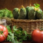 vegetables, food, basket