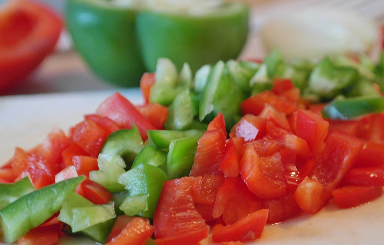 paprika, vegetables, green peppers