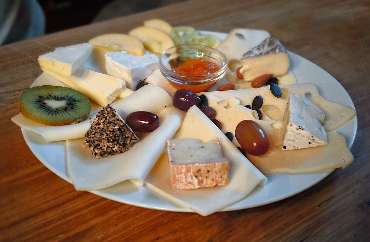 cheese, cheese platter, dairy products