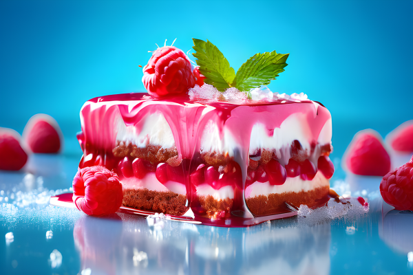 cakes, food photography, raspberries