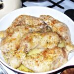 chicken, thighs, dish