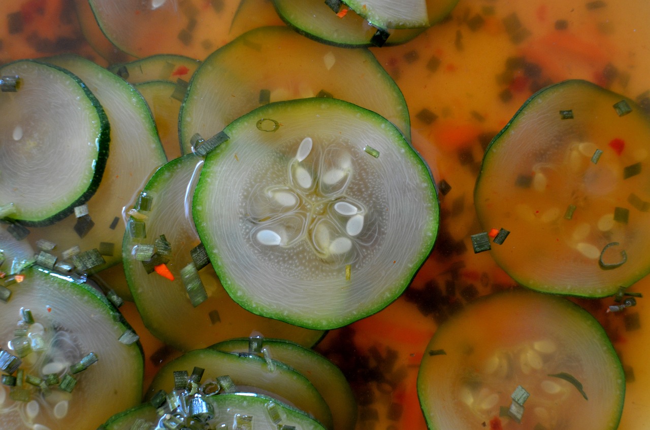 zucchini, soup, meal