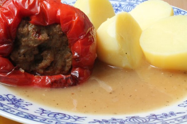 meal, stuffed peppers, paprika