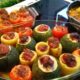 stuffed vegetables, provence, minced meat