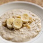 porridge, banana, baby food