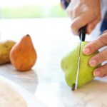 pears, cutting, slicing