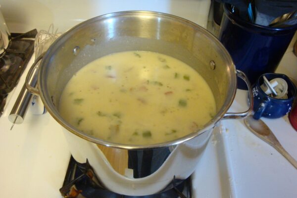 soup, pot, creamy